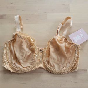 Gorsenia Casablanca balcony bra in beige (65H 🇪🇺 | 30H 🇺🇸 | 30FF 🇬🇧)